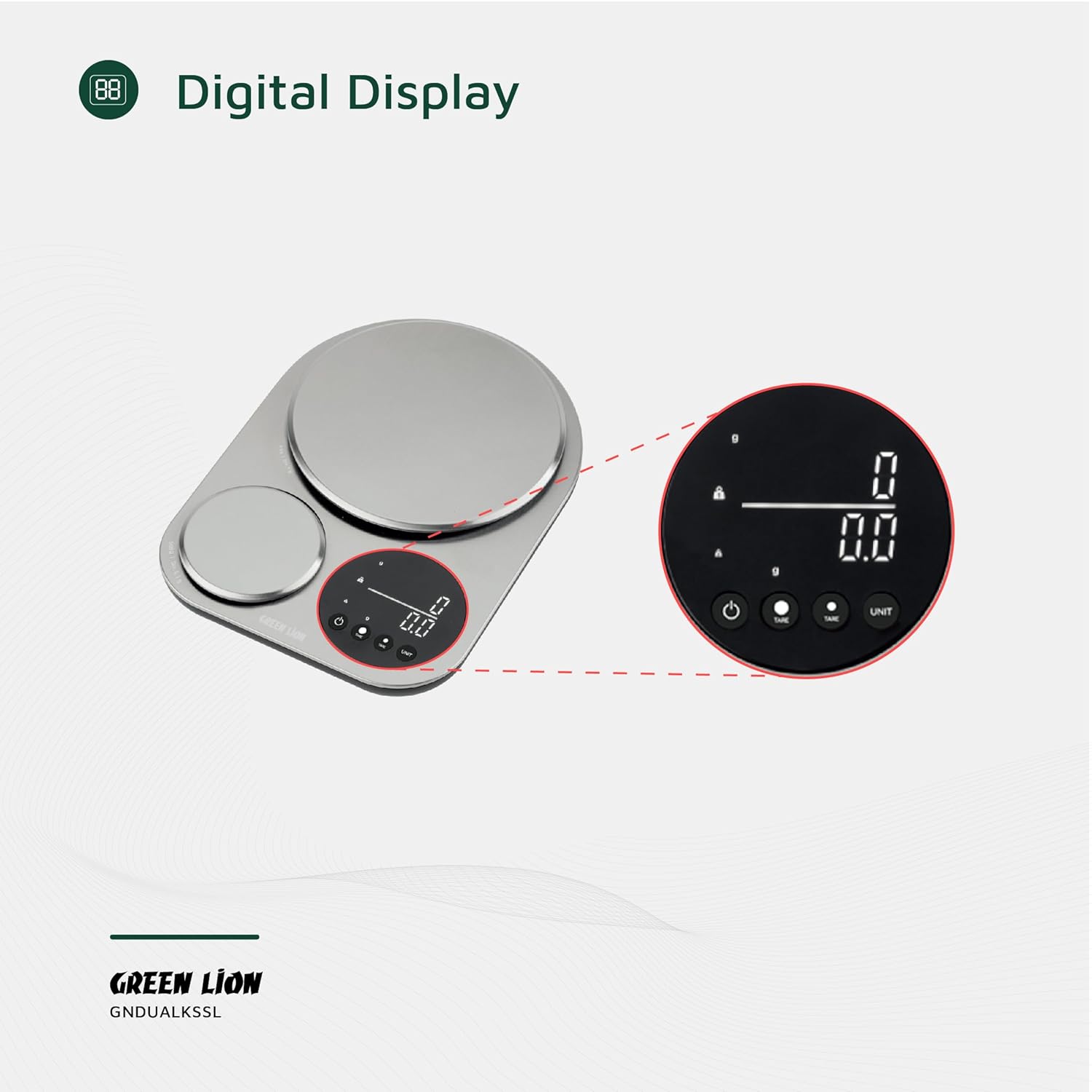 green lion dual kitchen scale