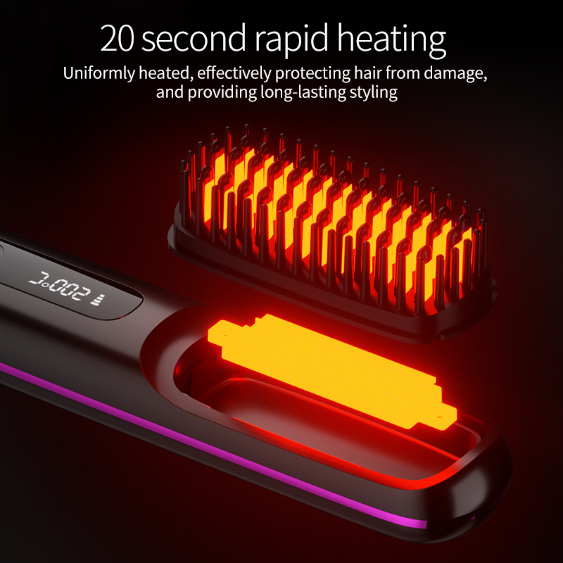Portable Hair Straightening Brush