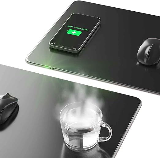 mc3 wirless charging and heating mouse pad