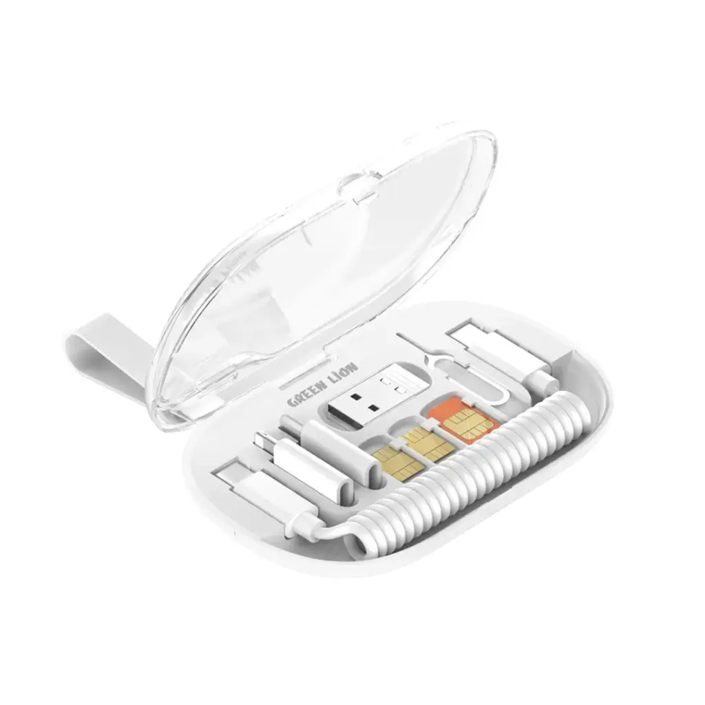 Green Lion  Multifunctional Data cable set white