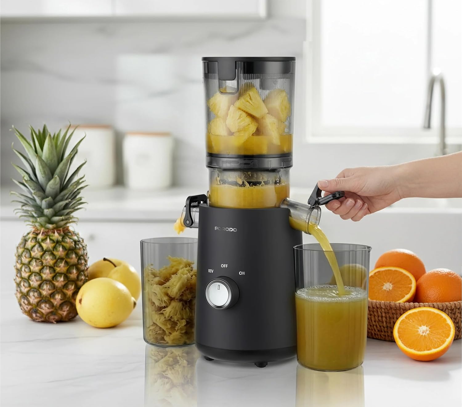 automatic slow juicer porodo