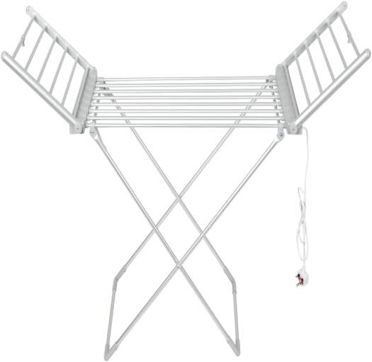 Electric Heated Indoor Clothes Dryer - Silver