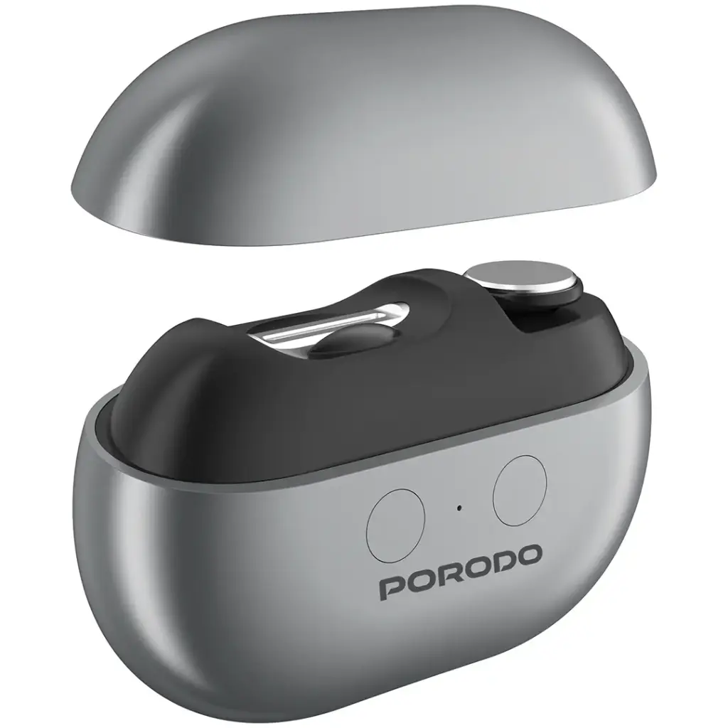 PORODO ELECTRIC NAIL CLIPPER WITH SMALL BRUSH &amp; CHARGING CABLE