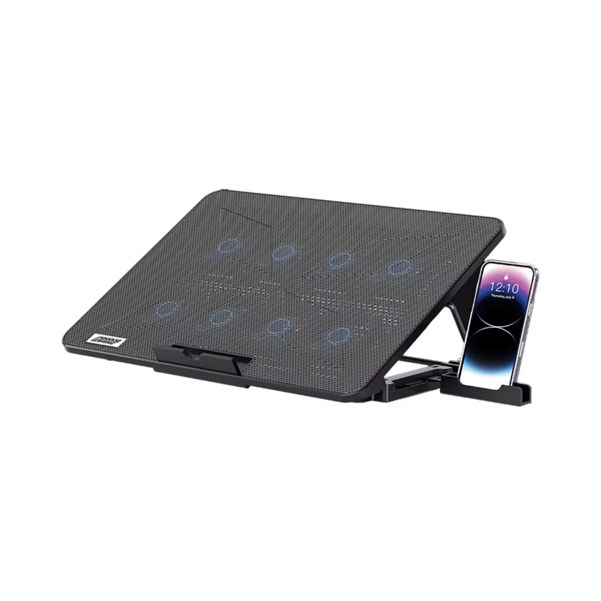 Porodo Gaming Laptop Cooling Pad With Phone Holder
